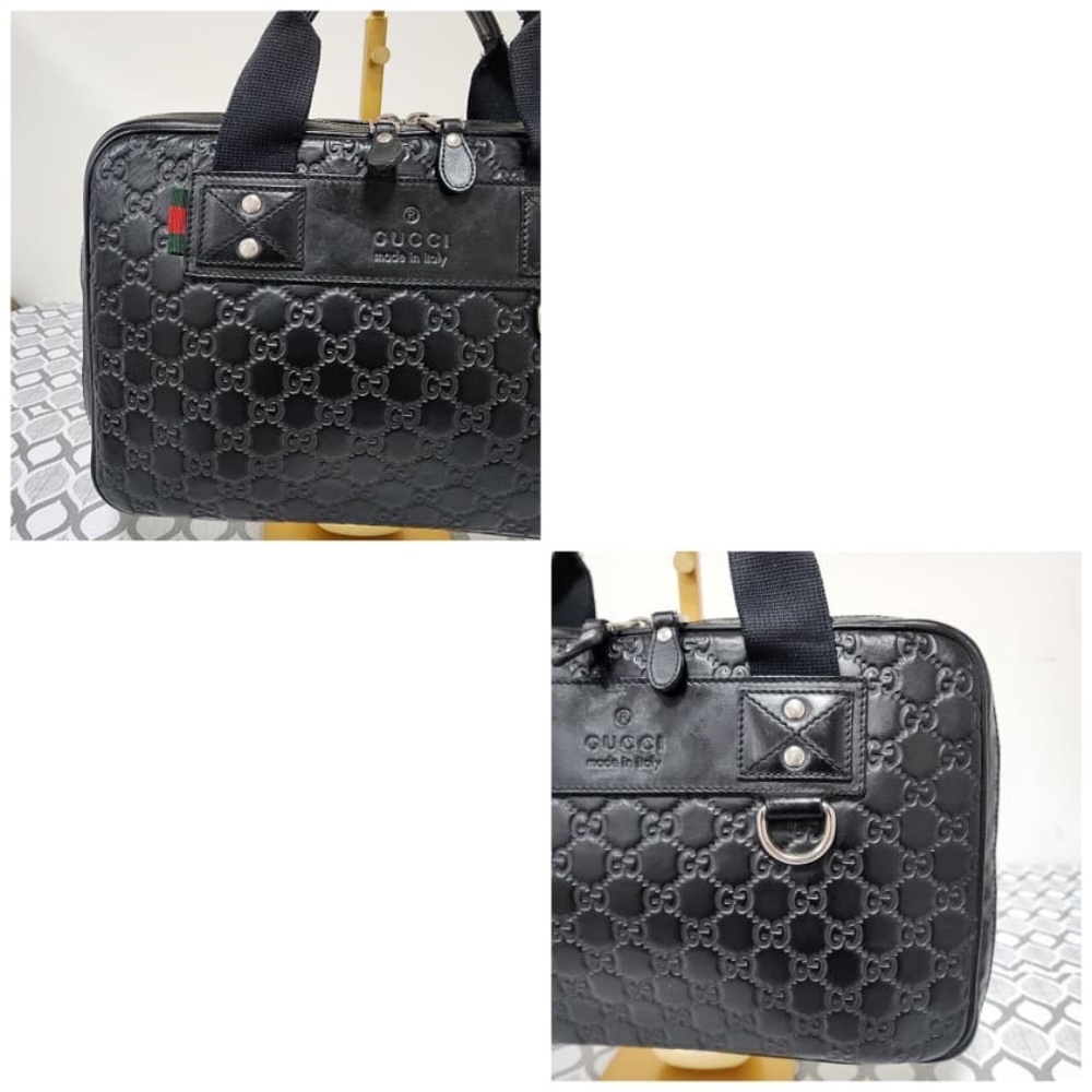 Authentic GUCCI Rubber Guccissima Compact Computer Case Black - Picture 11 of 15